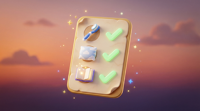 Building the Perfect 20-Minute Bedtime Ritual (A Checklist)